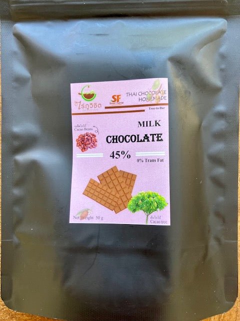 Chokolate Milk 45% cacao, Organic 50g - Real - Food.shop