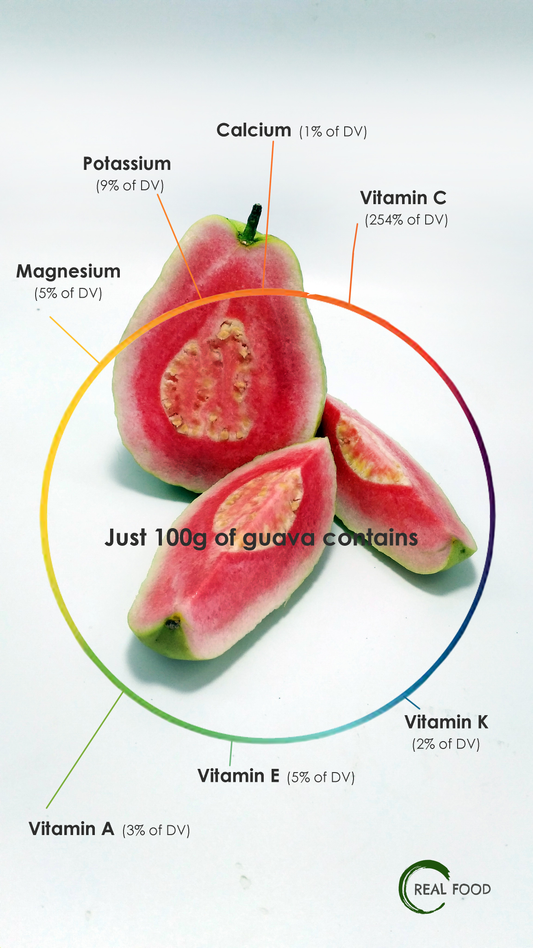 Guava pink, organic, 1 pc is ca. 500 g