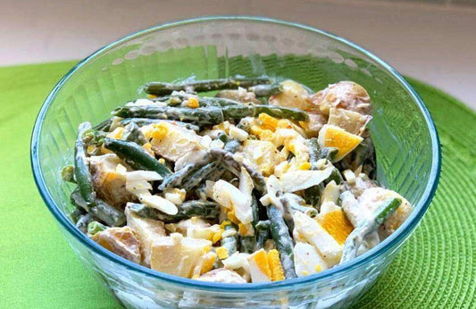 Sesame Green Bean Egg Salad - Real-Food.shop