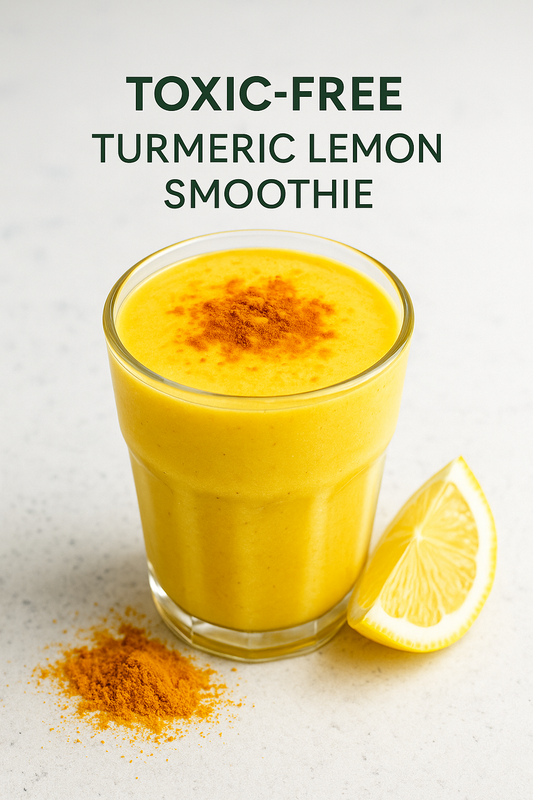Toxin-Free Breakfast: Turmeric-Lemon Smoothie Recipe