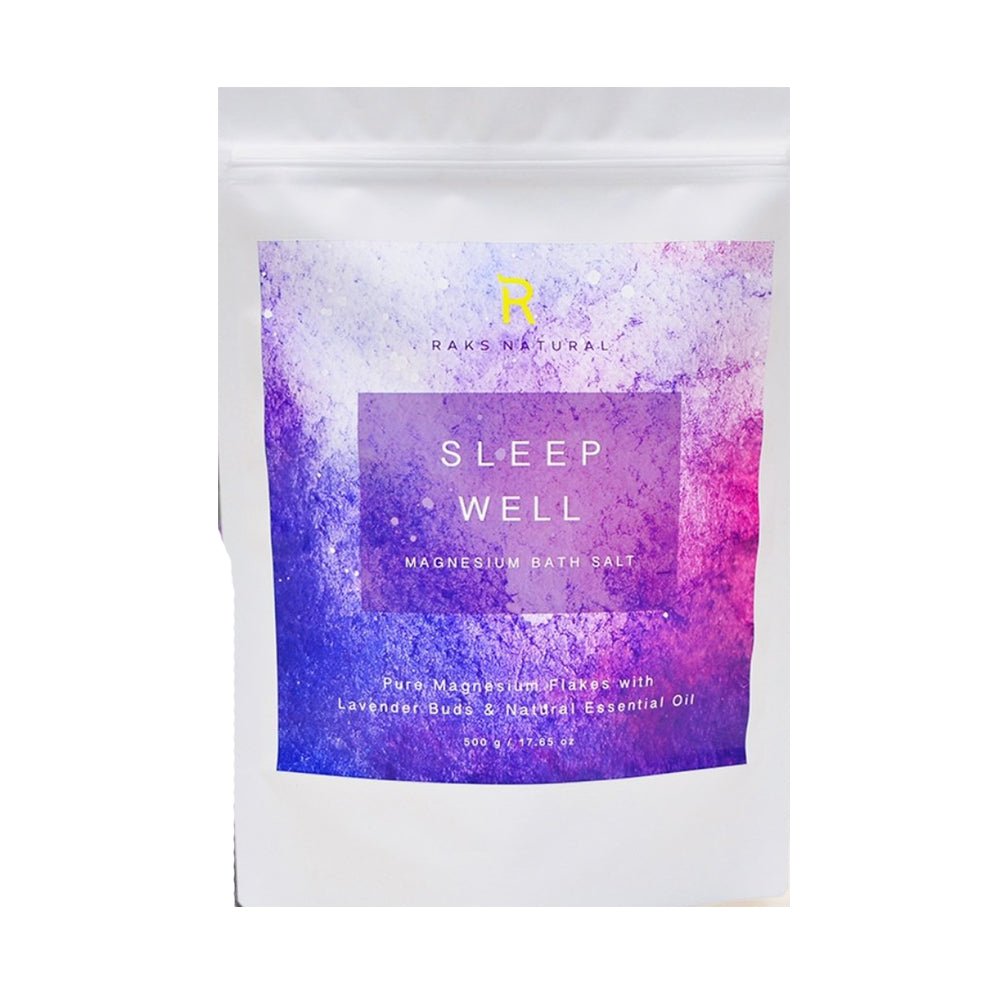 Bath Salt Magnesium, Raks Natural: Sleep Well - Real - Food.shop