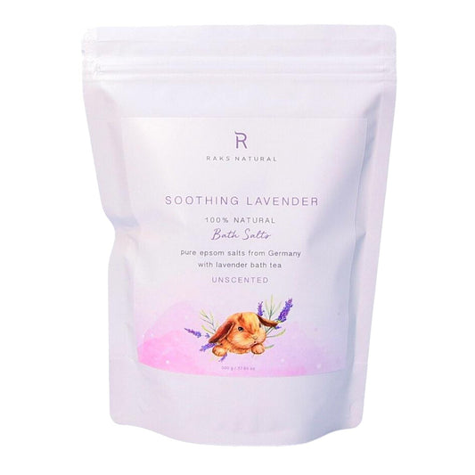 Bath Salt Raks Natural, Soothing Lavender - Real - Food.shop