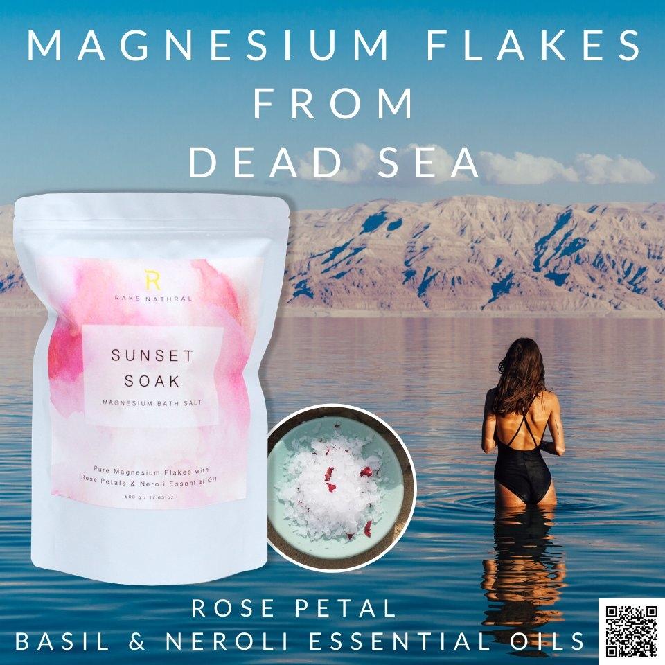 Bath Salt Raks Natural, Sunset Soak - Real - Food.shop