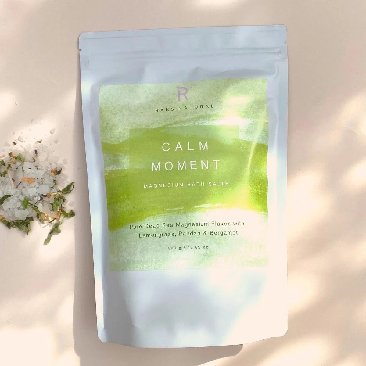 Bath Salt Spa , Raks Natural, Calm Moment - Real - Food.shop