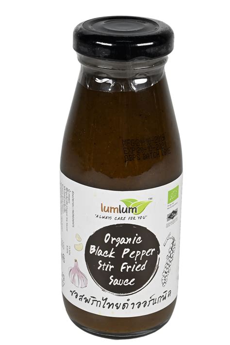 Black Pepper Stir Fried Sauce, Organic - Real - Food.shop