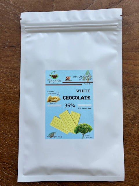 Chocolate White, 35% Cacao, Organic 50g - Real - Food.shop