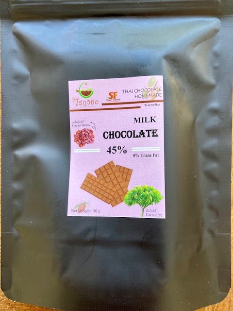 Chokolate Milk 45% cacao, Organic 50g - Real - Food.shop