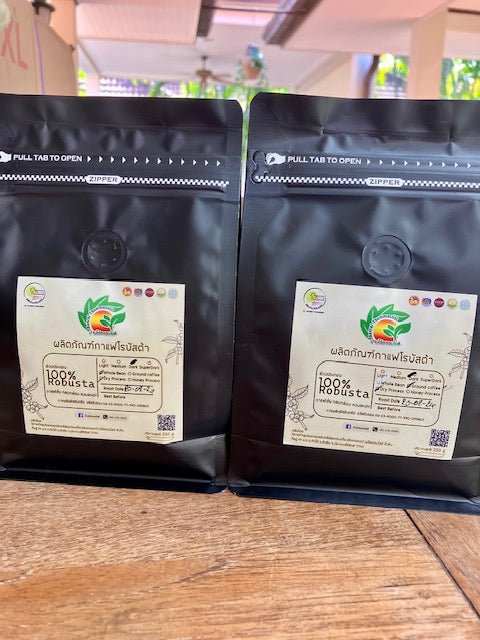 Coffee Robusta Organic, Dark Roasted 250g - Real - Food.shop