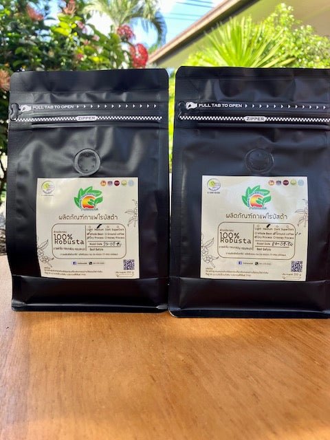 Coffee Robusta Organic, Medium Roasted 250g - Real - Food.shop