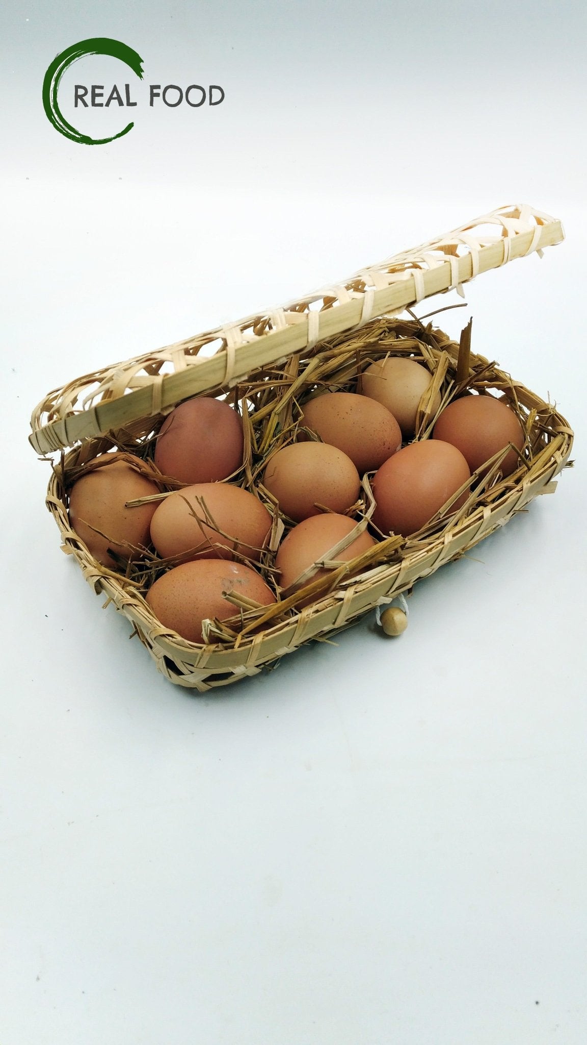 Eggs, Chicken, Organic, Free Range, mid size 10 pc. - Real - Food.shop