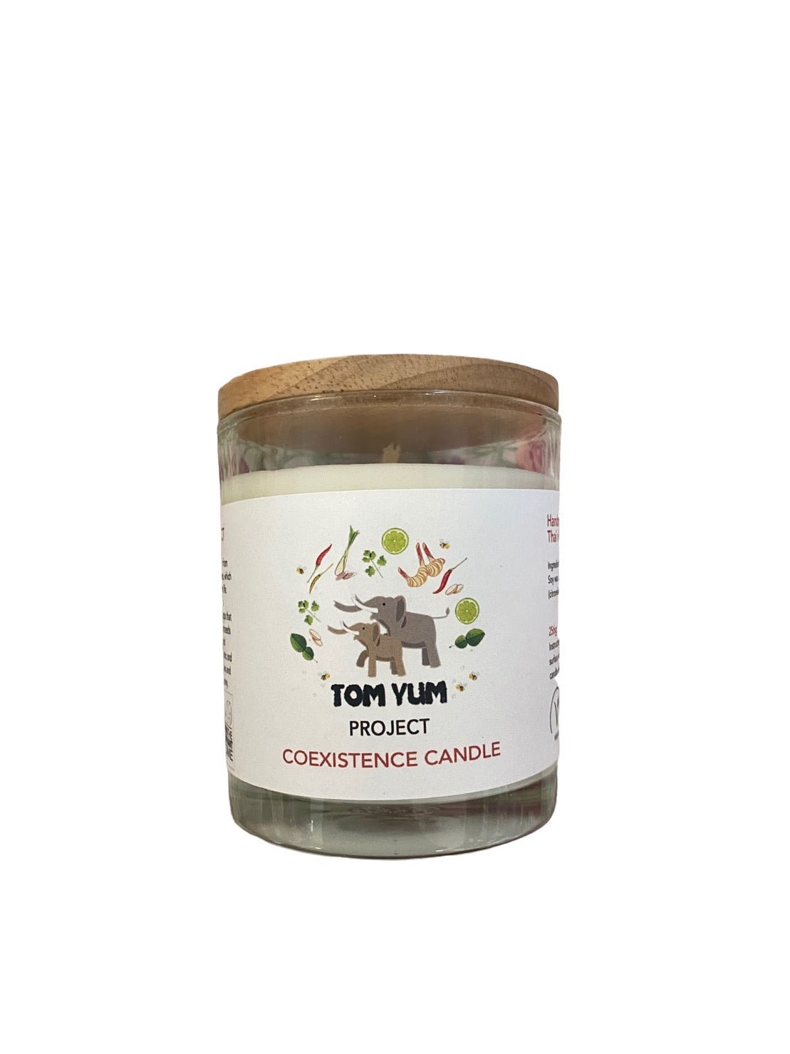 Elephant Coexistence Candle - Real - Food.shop