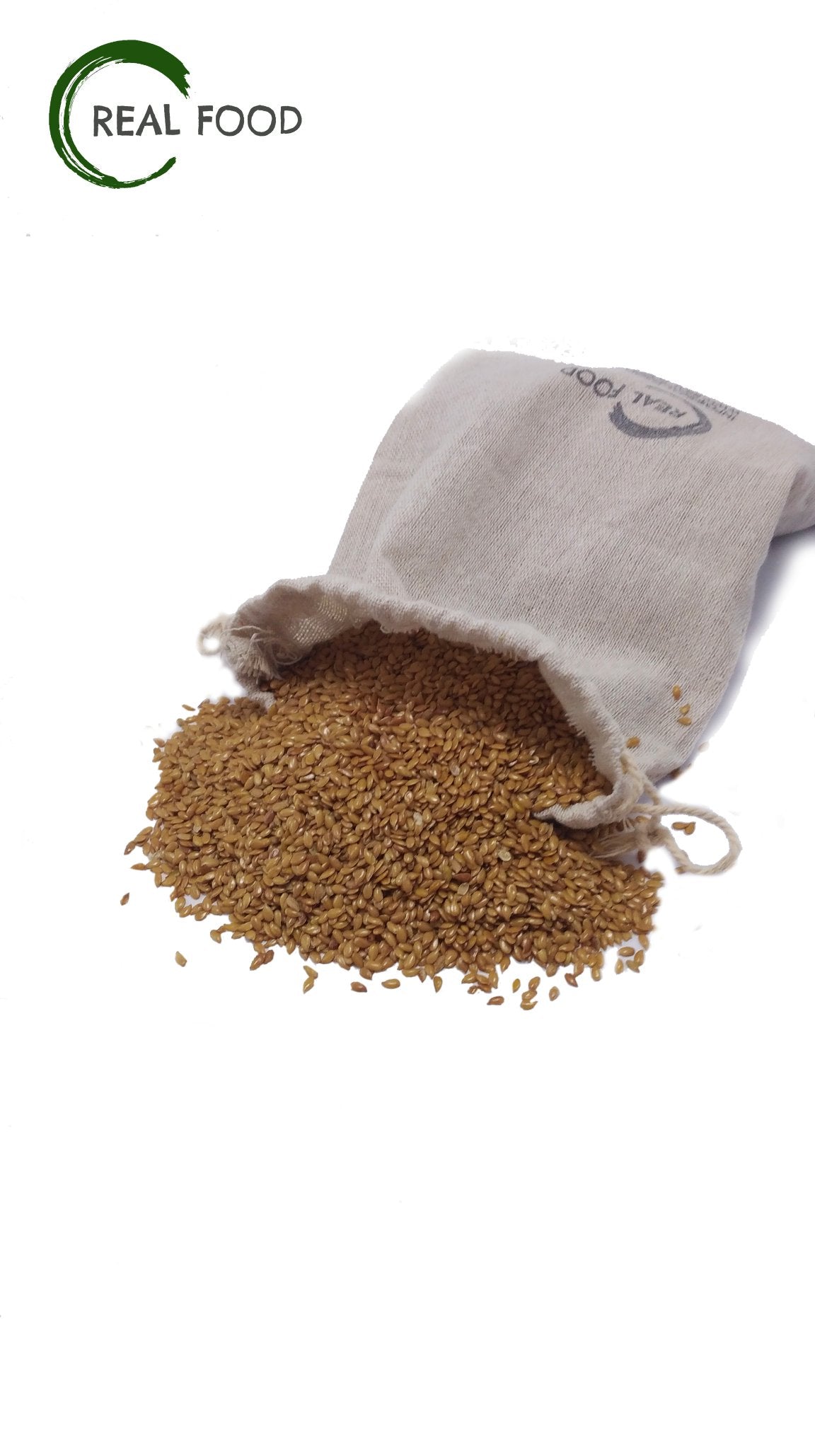 Flax Seeds Gold, organic 250g - Real - Food.shop