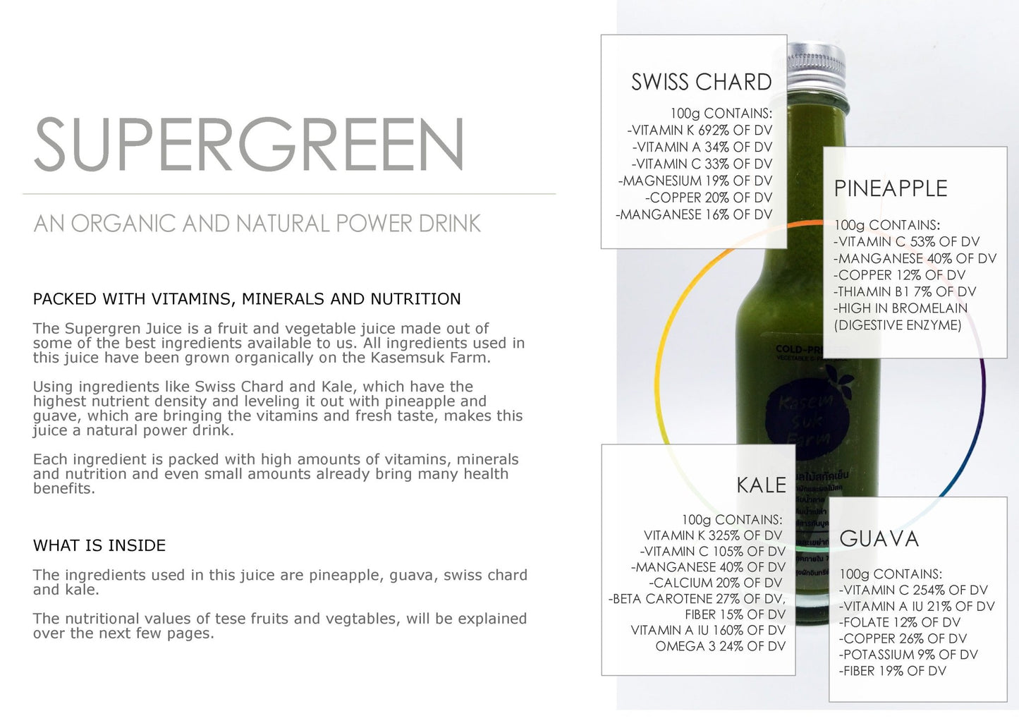 Juice, Super Green, Six Pack, 6 x150 ml. Organic, Cold Pressed - Real - Food.shop