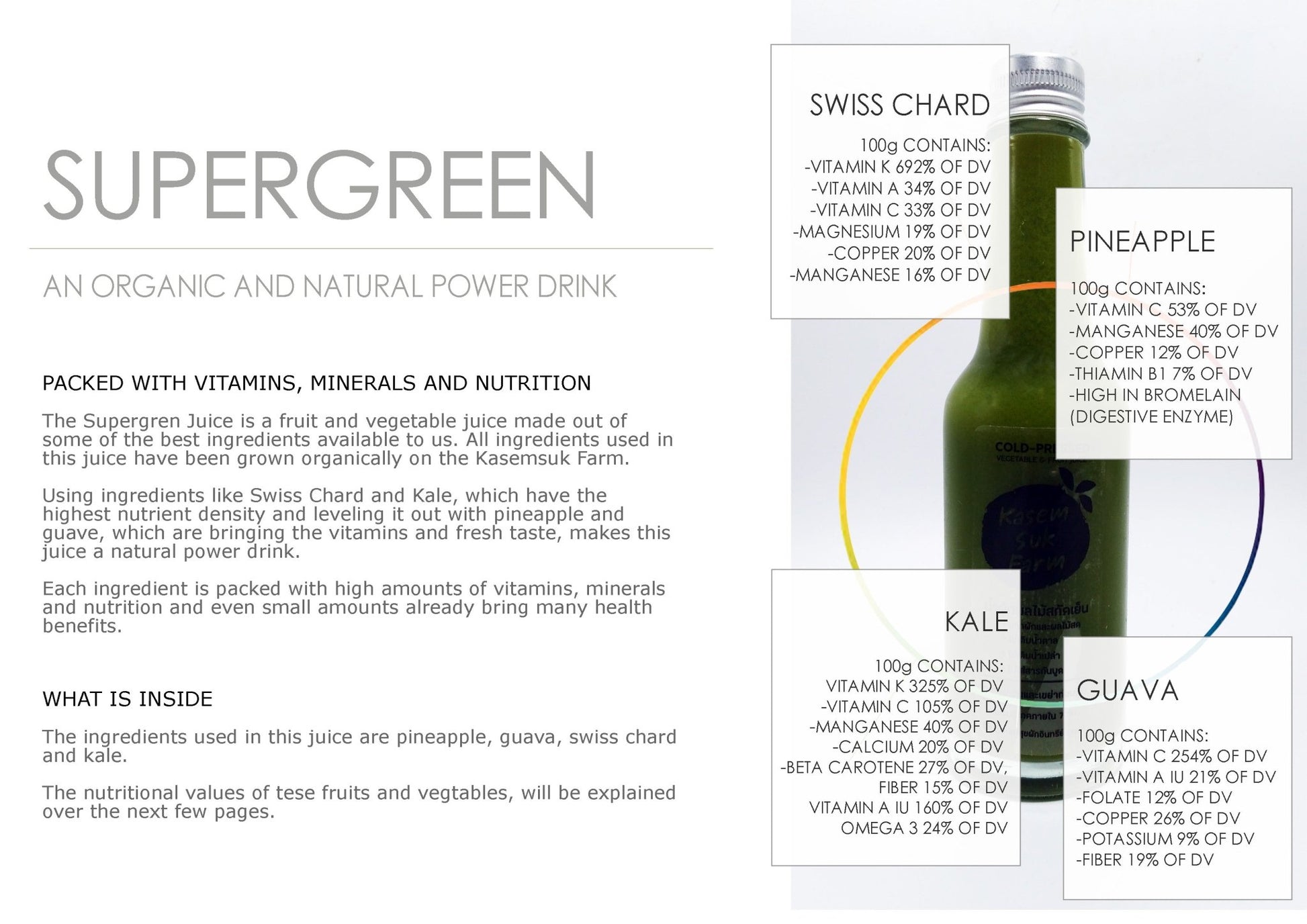 Juice, Super Green, Six Pack, 6 x150 ml. Organic, Cold Pressed - Real - Food.shop