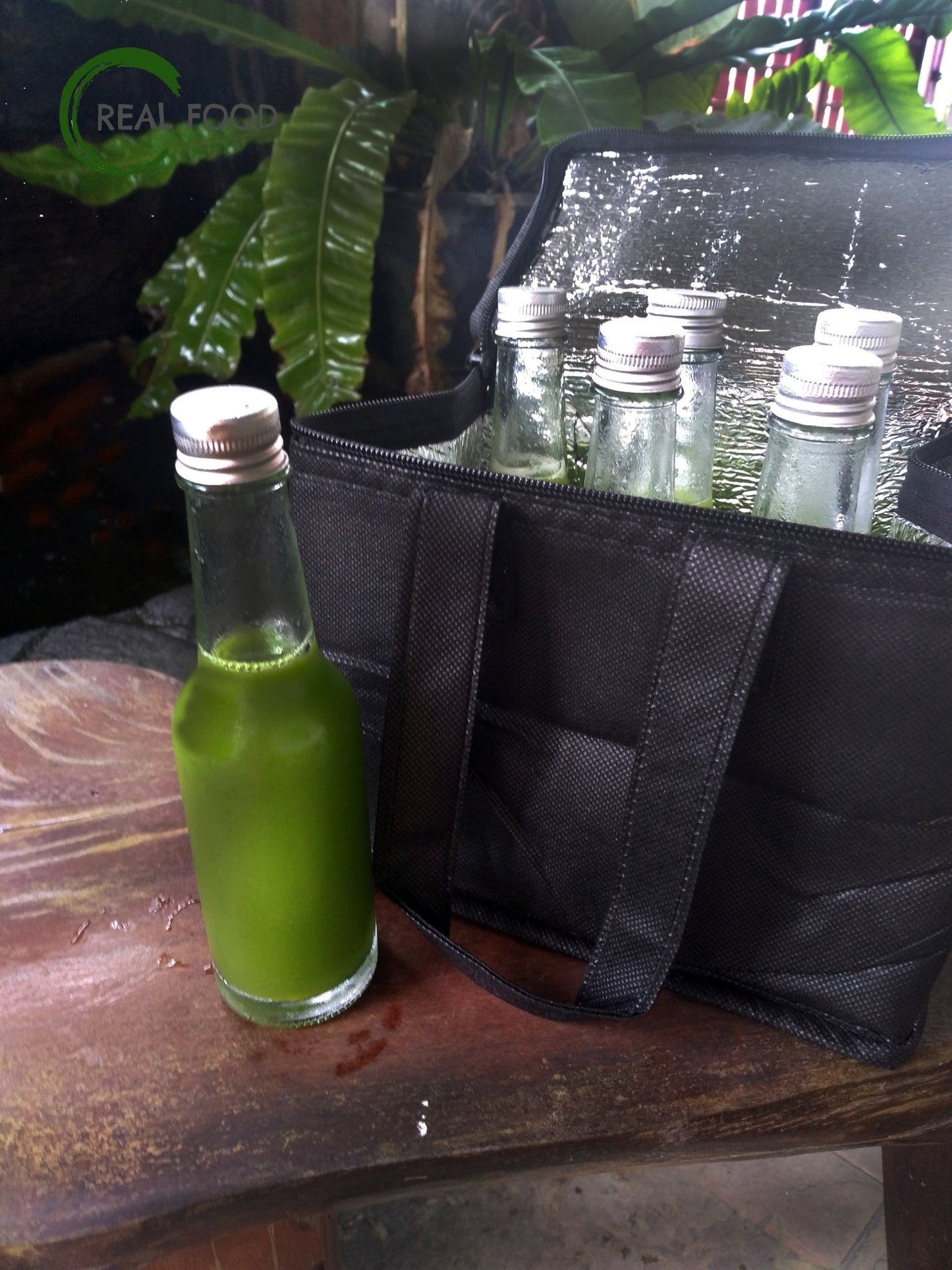 Juice, Super Green, Six Pack, 6 x150 ml. Organic, Cold Pressed - Real - Food.shop