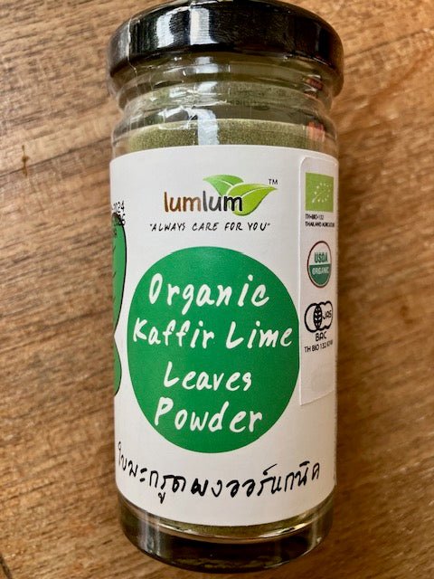 Kaffir Lime Leaves Powder Organic 30g - Real - Food.shop