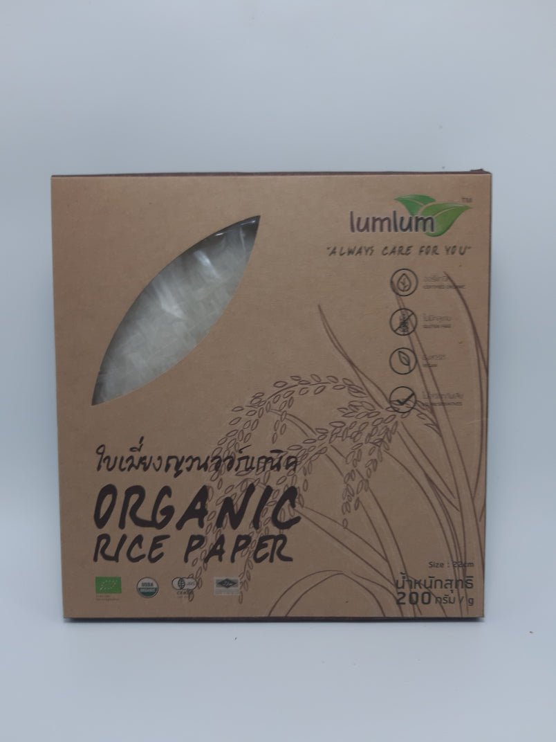 Rice Paper, organic, for wraps and spring rolls, 200g - Real - Food.shop