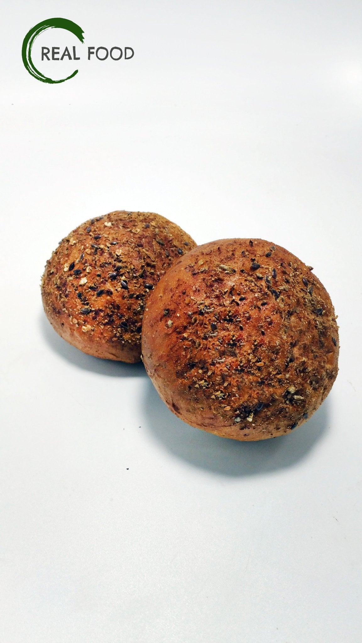 Rolls, Coarse Whole wheat, 1 pc. - Real - Food.shop