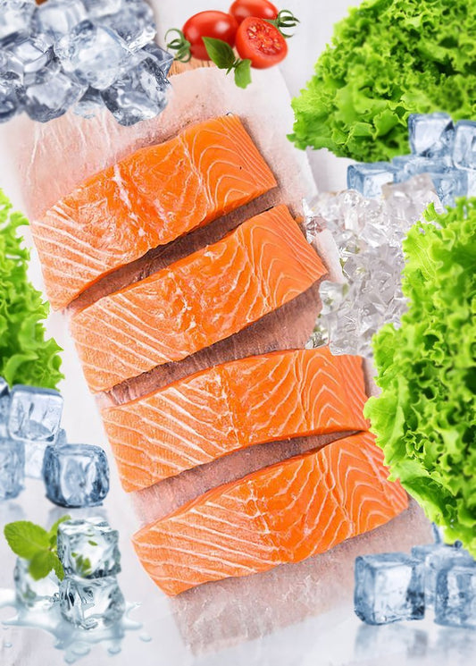 Salmon Fillet, wild caught, line fished, ca 200g - Real - Food.shop