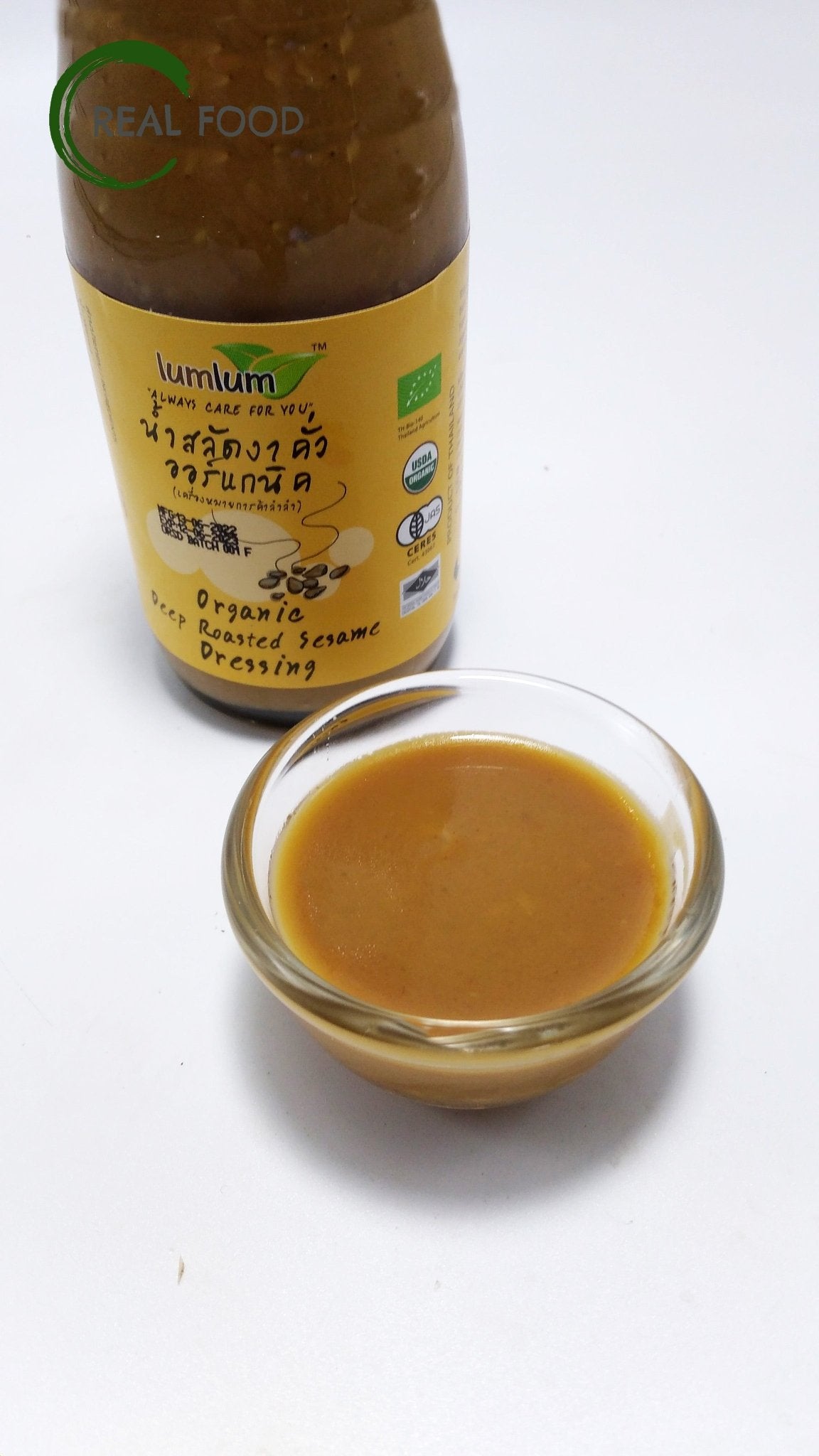 Sesame Dressing, deep roasted, organic, 175 ml - Real - Food.shop