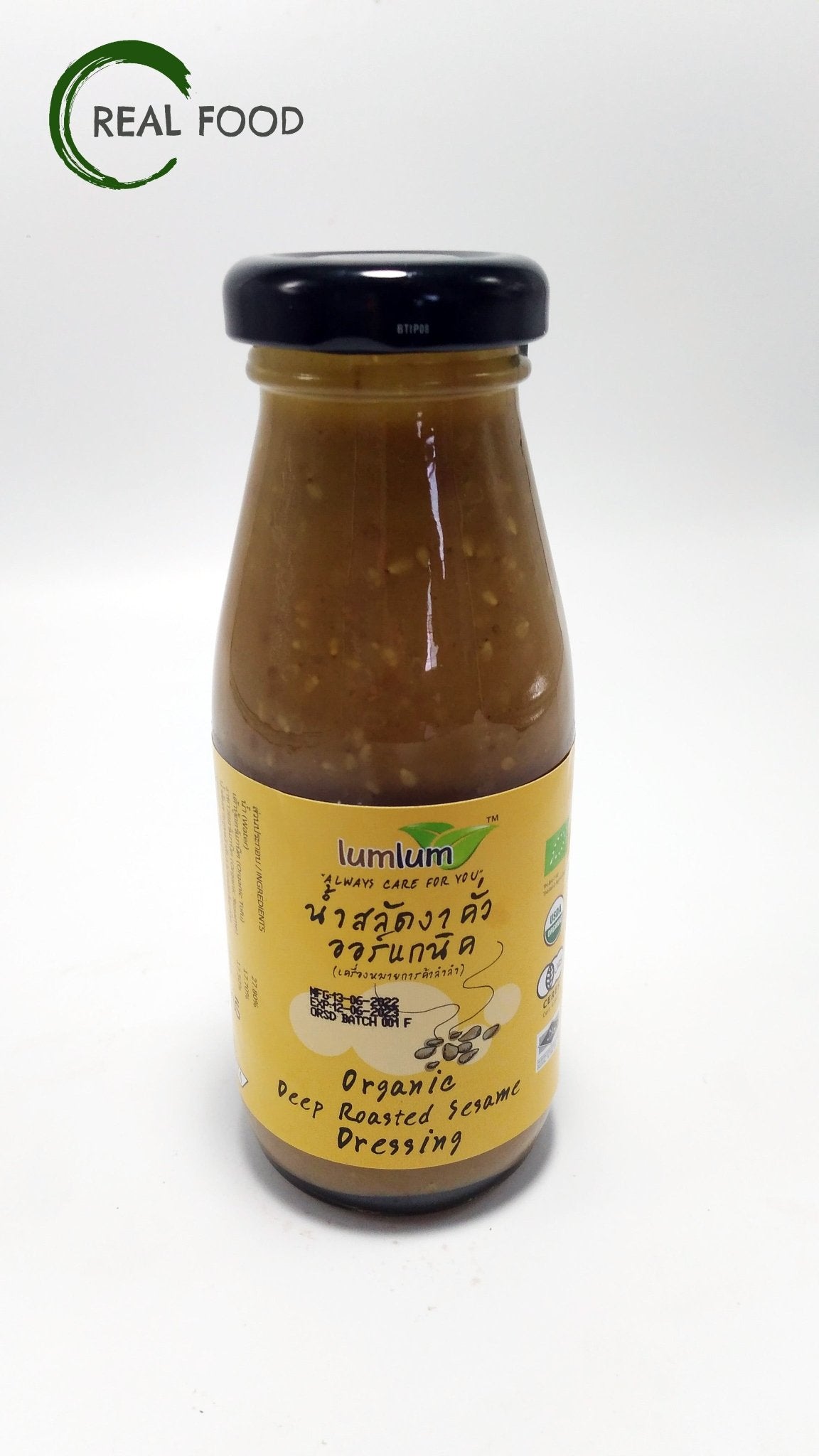 Sesame Dressing, deep roasted, organic, 175 ml - Real - Food.shop