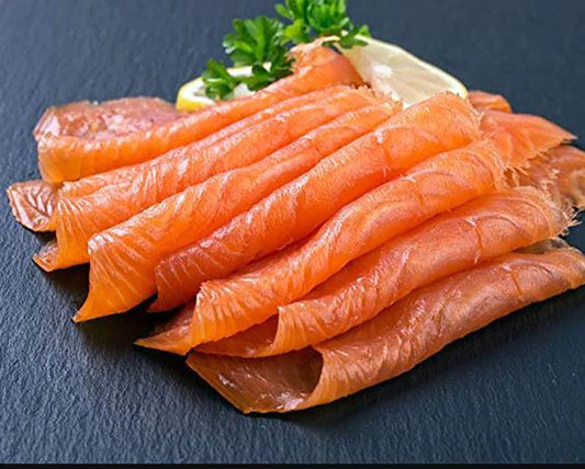 Smoked Salmon, Bering Sea, Wild Caught, Line Fished, 100g - Real - Food.shop